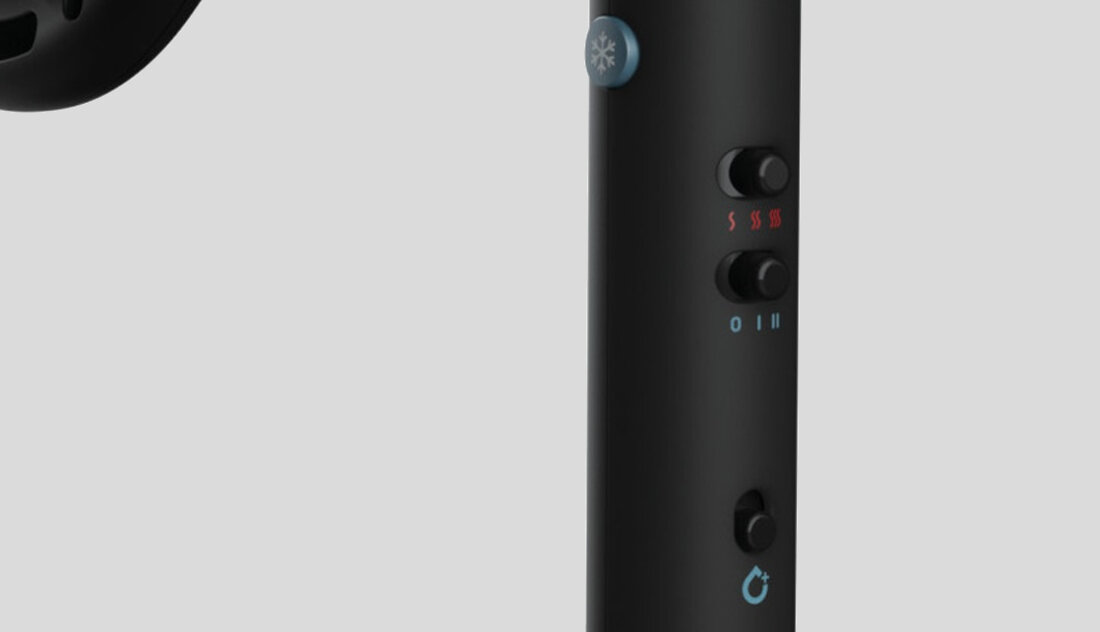 Suszarka REVAMP Progloss Hydro Shield X Shine DR-6000 ustawienia wybor temperatura