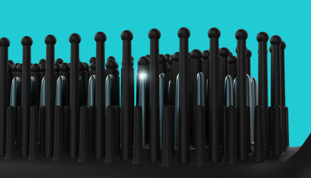 Szczotka prostujaca REVAMP Progloss Deepforn BR-2000 Wygodne rozczesywanie wygladzanie prostowanie