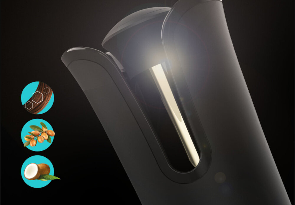 Lokowka automatyczna REVAMP iGEN Progloss Cordless Hollywood Curl CL-22750 czas pracy bezprzewodowa praca do 40 minut ladowanie