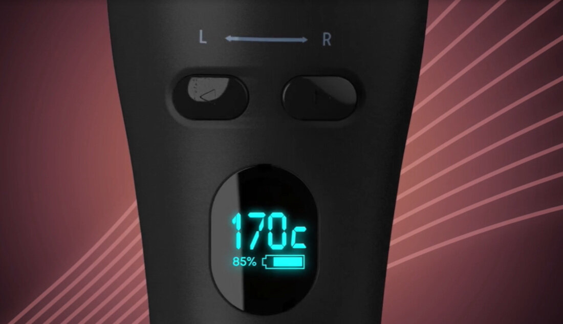 Lokowka automatyczna REVAMP iGEN Progloss Cordless Hollywood Curl CL-22750 temperatura zakres od 150°C do 210°C