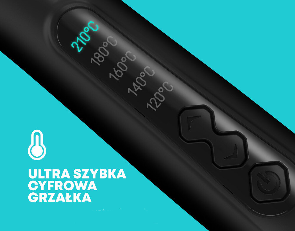 Lokowka REVAMP Progloss Tight Curl Stick TO-1100 niestandardowe ustawienia temperatury zakres 5 temperatur