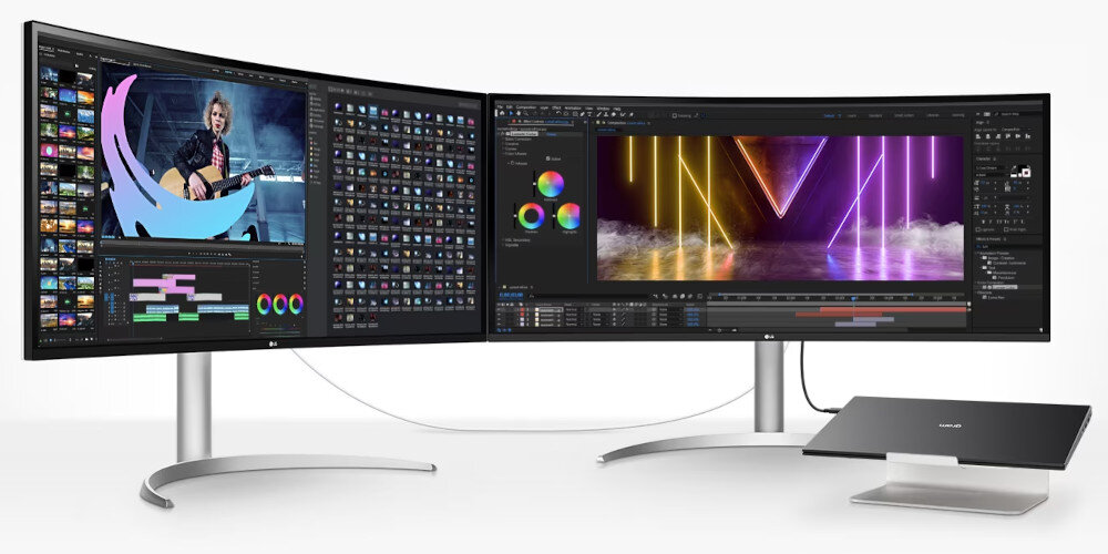 Monitor LG 40WP95CP-W Thunderbolt zasilanie przesyłanie obraz dane