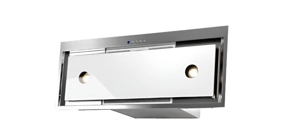 Okap AKPO WK-10 Neva Glass 60 filtr aluminiowy wyciąg pochłaniacz sterowanie elektroniczne Instalacja podszafkowa zabudowa wkład Oświetlenie LED filtr aluminiowy 60 db