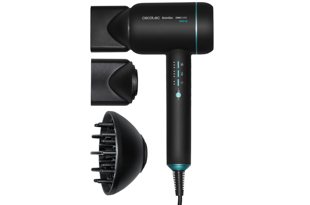 Suszarka CECOTEC IoniCare 6000 RockStar Ice koncentrator dyfuzor zestaw