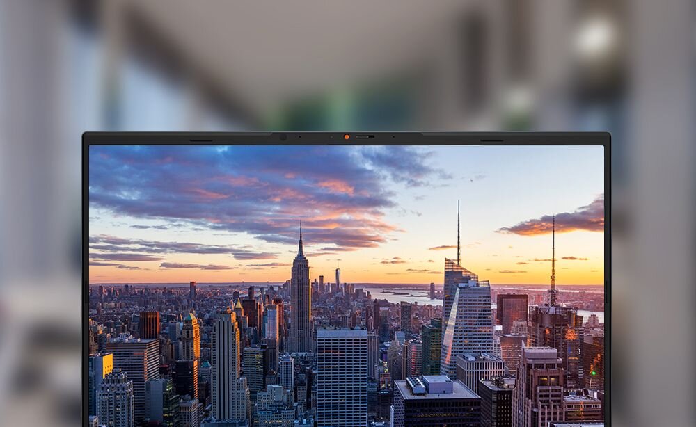 Laptop ASUS Zenbook 15 - czujnikowi barwy światła