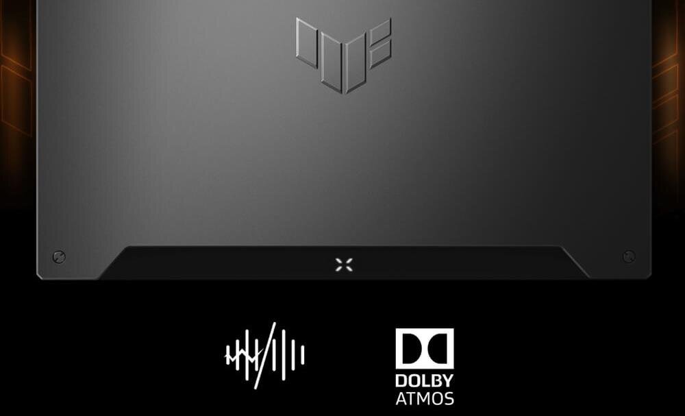 Laptop ASUS TUF Gaming A15 - Dwa głośniki Dolby Atmos dwukierunkowa redukcja szumów