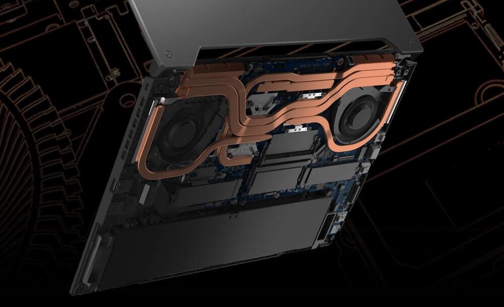 Laptop ASUS TUF Gaming A15 - Chłodzenie Arc Flow z 84 łopatkami