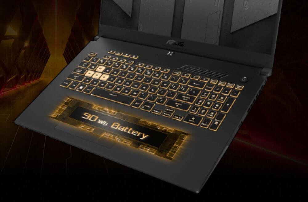 Laptop ASUS TUF Gaming A15 - Bateria 90 Wh
