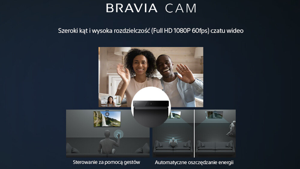 Telewizor SONY LED KD-X80L - bravia cam