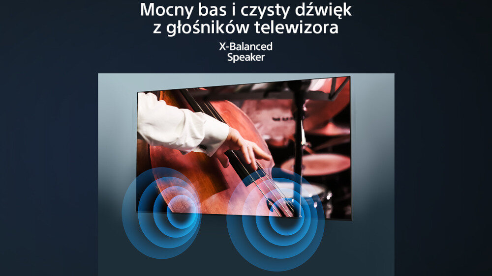 Telewizor SONY LED KD-X80L - dolby atmos