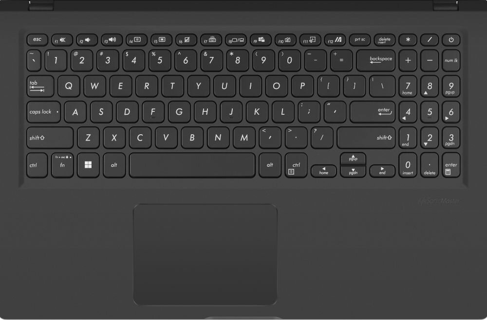 Laptop ASUS VivoBook X1500EA - klawiatura pełnowymiarowa