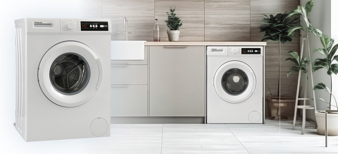 Pralka FINLUX FW-F0D1271W0PL elegancka oszczednosc przestrzeni wymiary rozmiar
