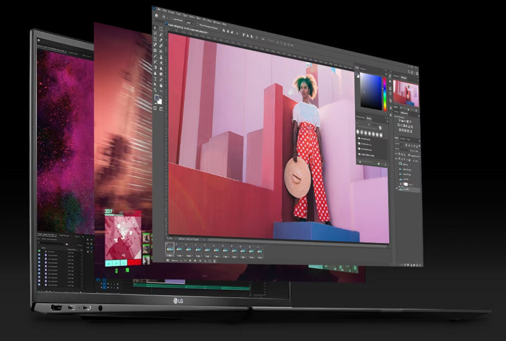Laptop LG Gram 2023 17ZB90R-G.AA55Y pamięć dysk pojemność taktowanie prędkość