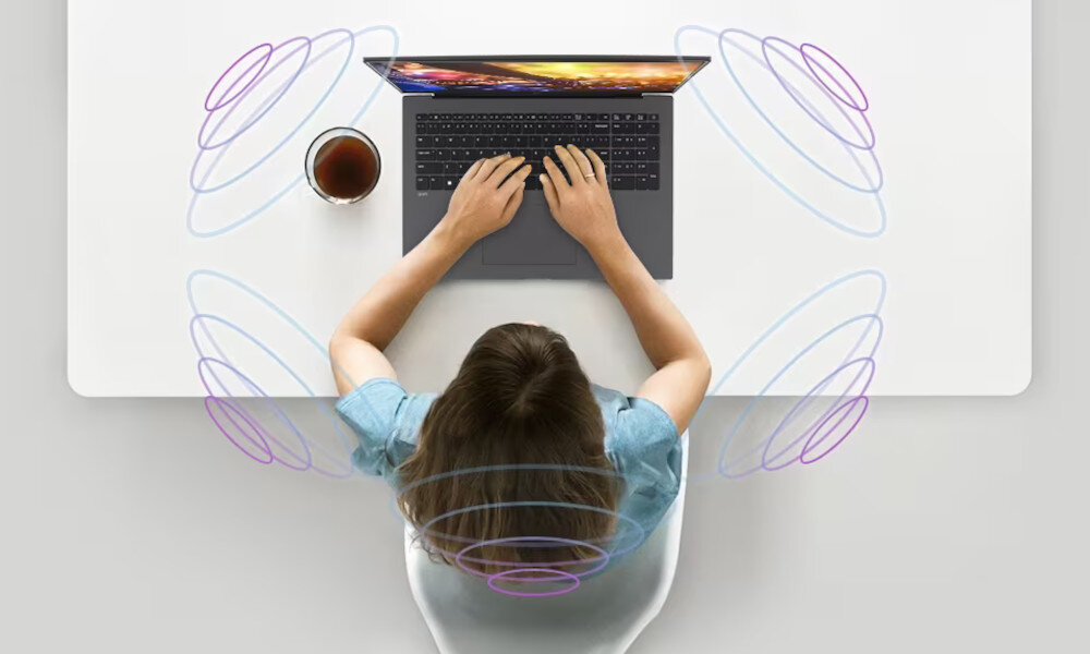 Laptop LG Gram 2023 17ZB90R-G.AA55Y dźwięk głośniki grafika karta mikrofony jakoś rozmowy