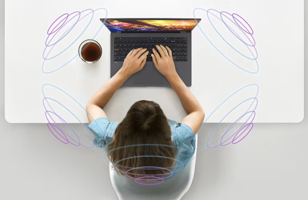 Laptop LG Gram 2023 16Z90R-G.AA79Y dźwięk głośniki grafika karta mikrofony jakoś rozmowy