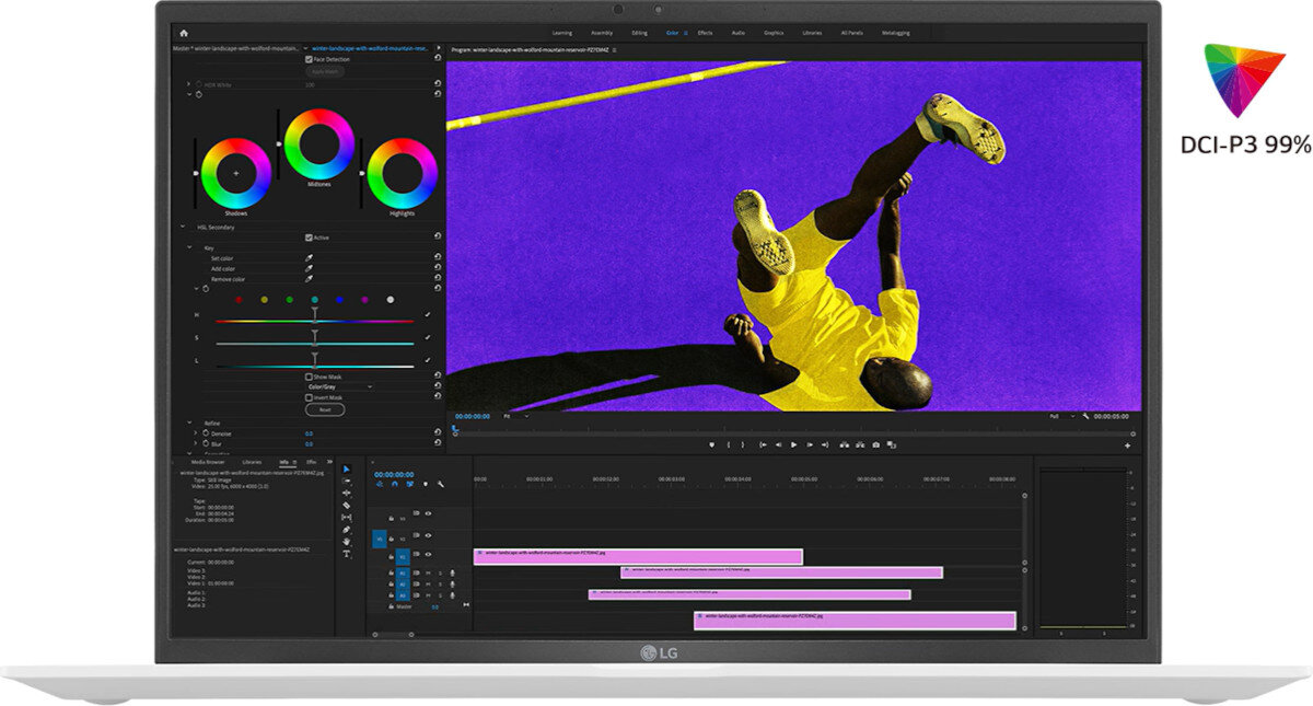 Laptop LG Gram 2023 16Z90R-G.AA75Y ekran przekątna rozdzielczość proporcje matryca kolory barwy