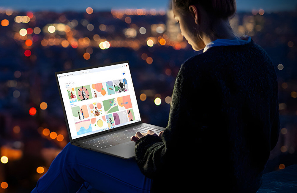 Laptop LG Gram 2023 16Z90R-G.AA55Y bateria pojemność ogniwo czas pracy klawiatura podświetlenie