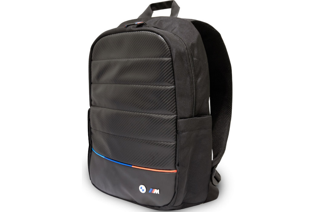 Plecak na laptopa BMW Carbon&Nylon Tricolor 16 cali Żółty wygoda przenoszenie przepływ komfort prostota siatka kieszenie