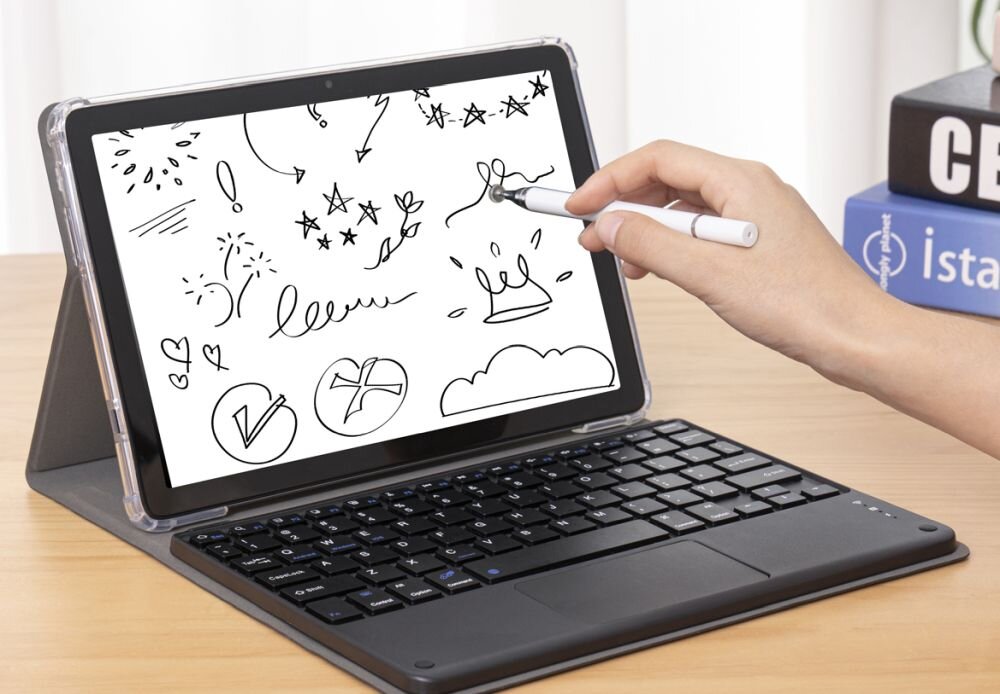 Tablet DOOGEE T10 ekran bateria aparat procesor ram pamięć pojemność rozdzielczość zdjęcia filmy opis dane cechy blokady system łączność wifi bluetooth obudowa szkło odporność porty muzyka transfer sieć przekątna matryca waga czujniki oled amoled ips