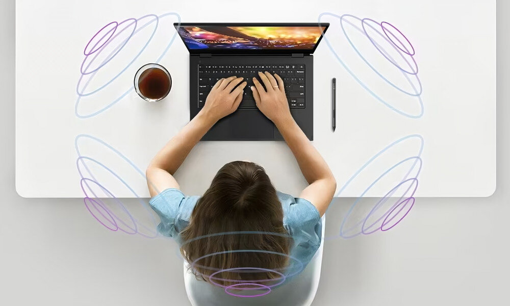 Laptop LG Gram 2023 14T90R-G.AA55Y dźwięk głośniki jakość brzmienie