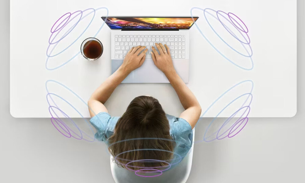 Laptop LG Gram Style 2023 16Z90RS-G.AA77Y dźwięk głośniki grafika karta mikrofony jakoś rozmowy