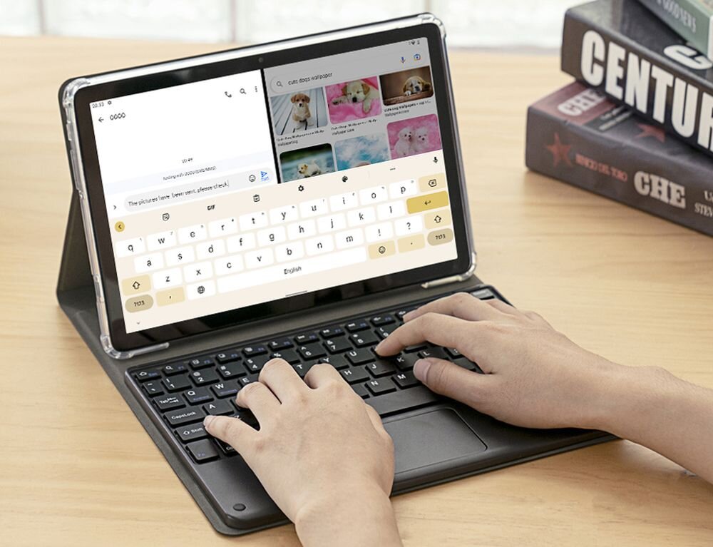 Tablet DOOGEE T10 ekran bateria aparat procesor ram pamięć pojemność rozdzielczość zdjęcia filmy opis dane cechy blokady system łączność wifi bluetooth obudowa szkło odporność porty muzyka transfer sieć przekątna matryca waga czujniki oled amoled ips