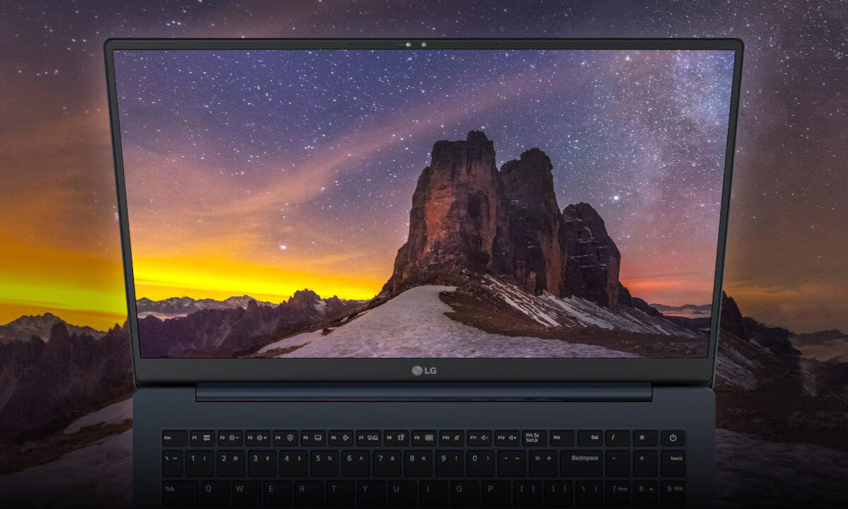 Laptop LG Gram SuperSlim 2023 15Z90RT-G.AA55Y ekran przekątna rozdzielczość proporcje matryca kolory barwy