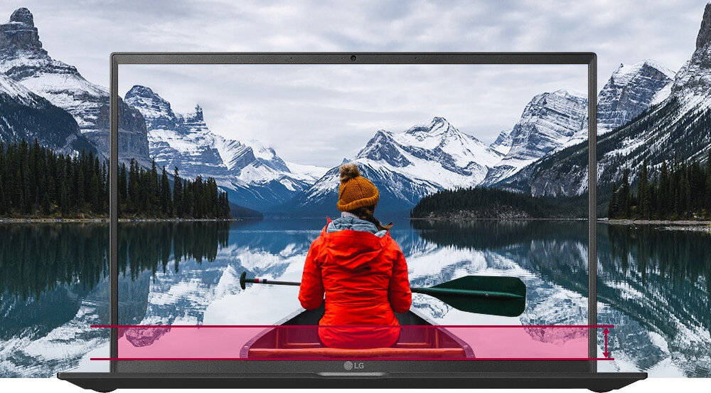 Laptop LG Gram 2023 14ZB90R-G.AA55Y ekran matryca rozdzielczość kolory jakość obraz