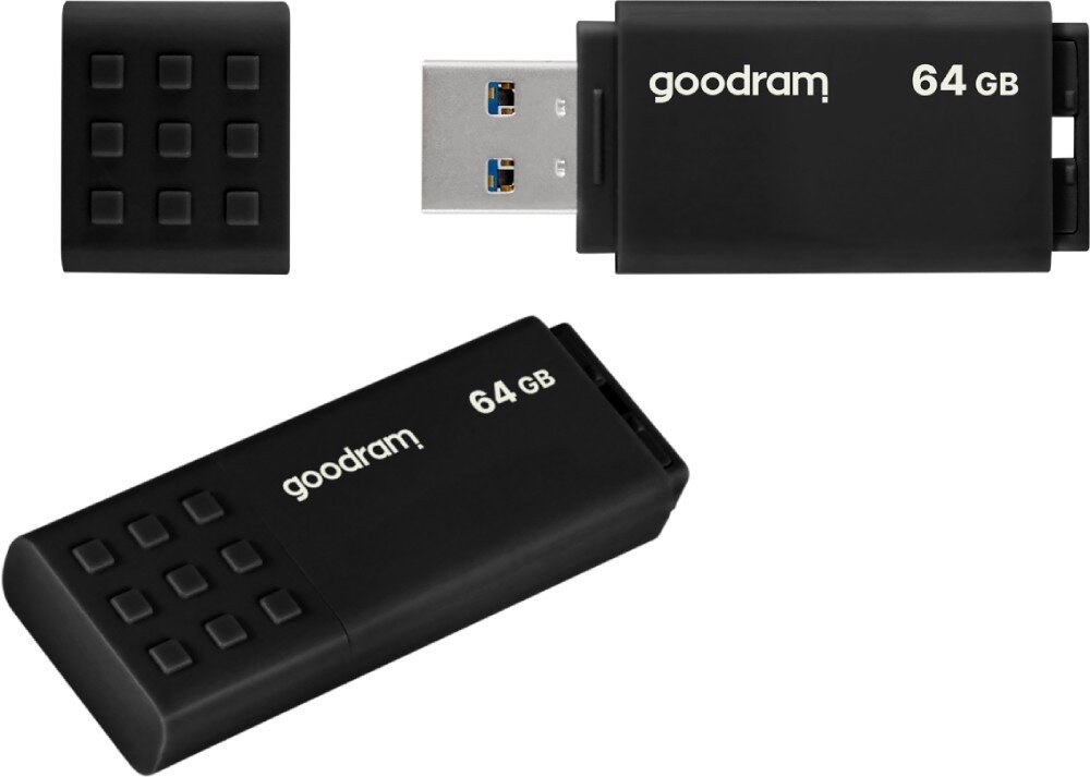Pendrive GOODRAM UME3 Power 64GB, USB 3.2 Gen. 1 (USB 3.0), Odczyt 60 MB/s, Zapis 20 MB/s interfejs prędkość pojemność