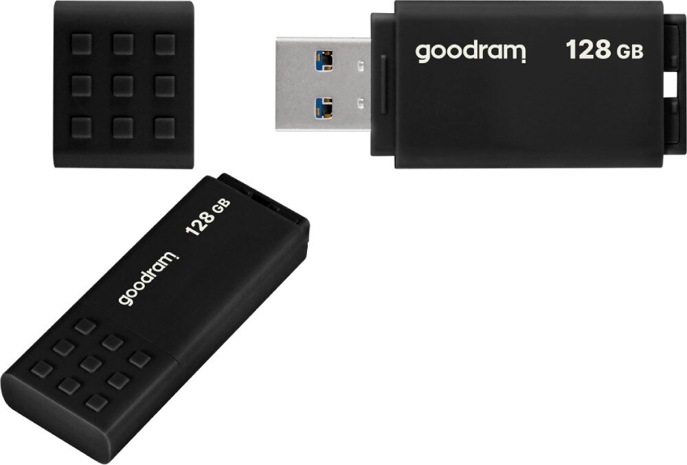 Pendrive GOODRAM UME3 Power 128GB, USB 3.2 Gen. 1 (USB 3.0), Odczyt 60 MB/s, Zapis 20 MB/s interfejs prędkość pojemność