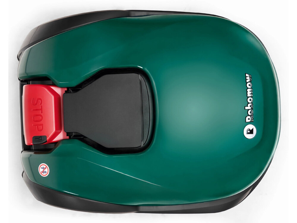 Robot koszący ROBOMOW RK1000 22AKFAFB619 sterowanie Bluetooth czujnik wykrycia przeszkody