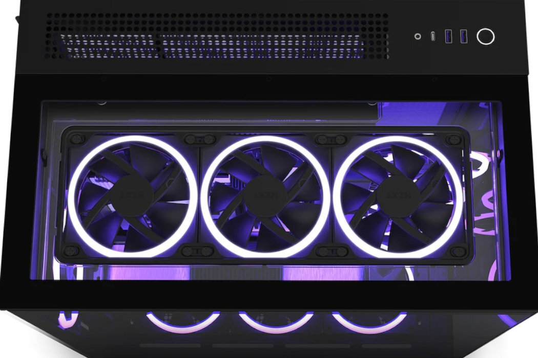 Obudowa NZXT H9 Elite Midi dużo przestrzeni