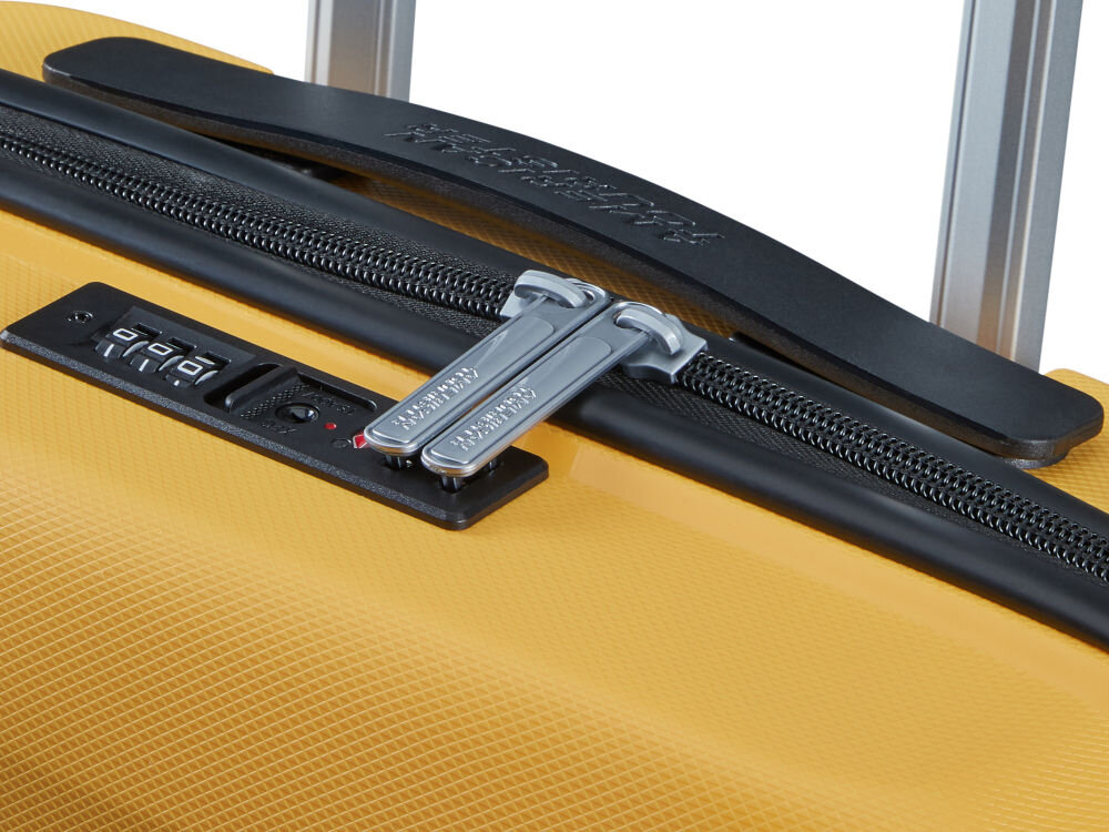 Walizka AMERICAN TOURISTER Air Move 66 cm Żółty polipropylen zamek TSA