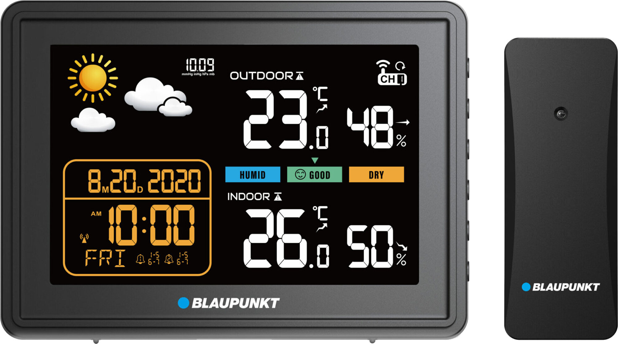 STACJA POGODY BLAUPUNKT WS30BK termometr higrometr temperatura wilgotność