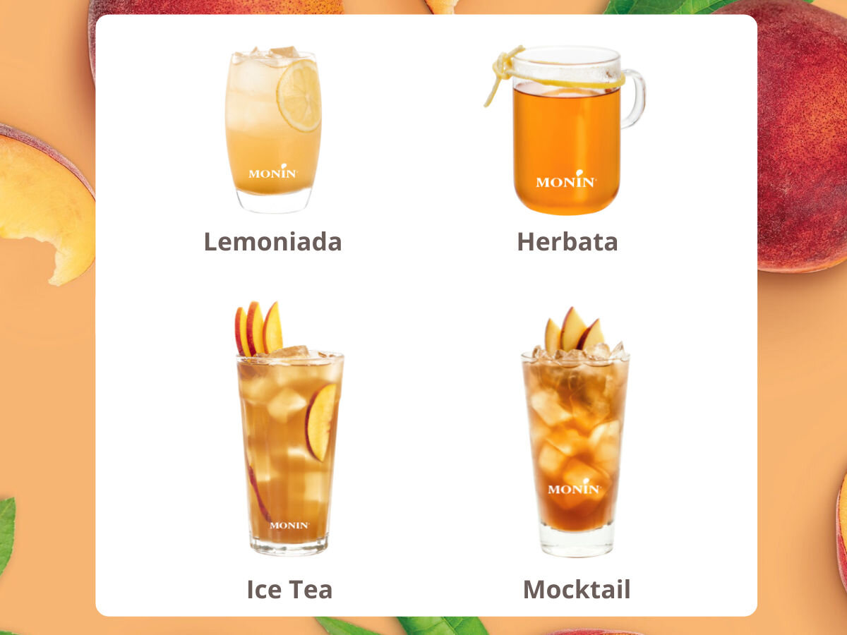 Syrop do lemoniady MONIN Brzoskwinia 250 ml
