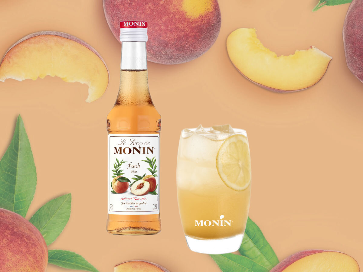 Syrop do lemoniady MONIN Brzoskwinia 250 ml