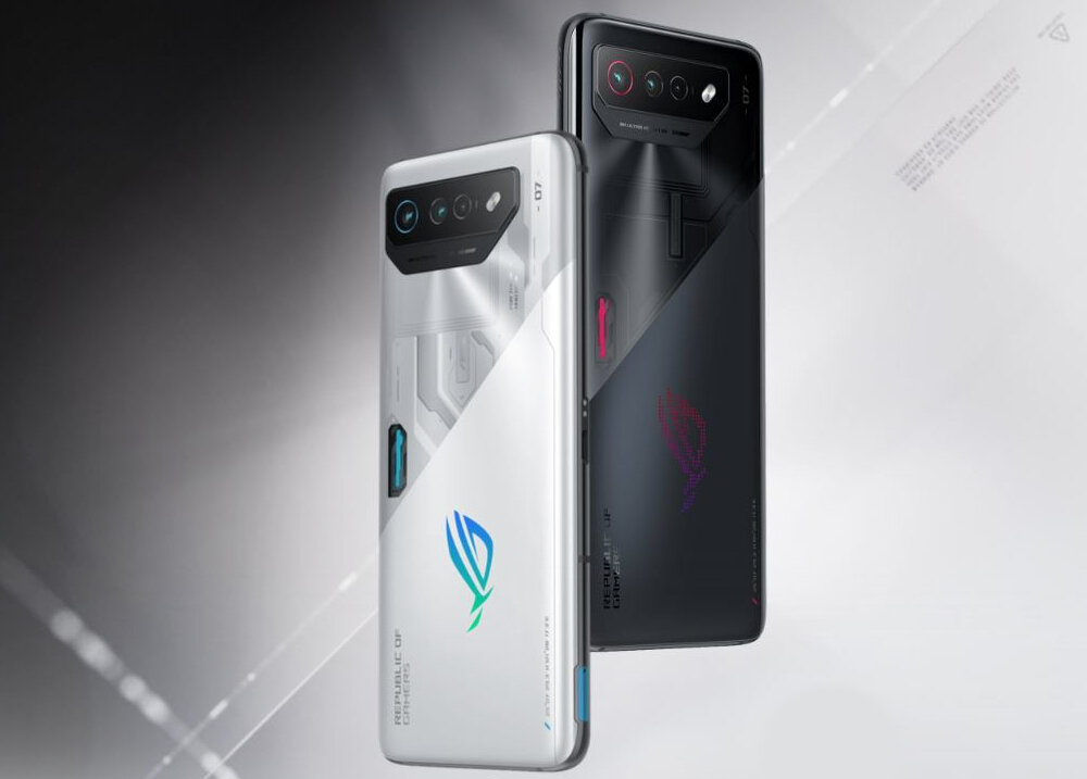 Smartfon asus rog phone 7 przyciski gaming chłodzenie komory efekty szczegóły dźwięk przyciski sieć stabilność bateria aparat styl odporność