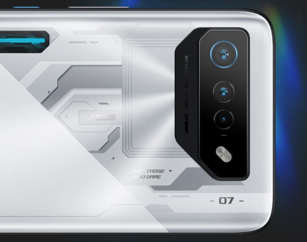Smartfon asus rog phone 7 przyciski gaming chłodzenie komory efekty szczegóły dźwięk przyciski sieć stabilność bateria aparat styl odporność