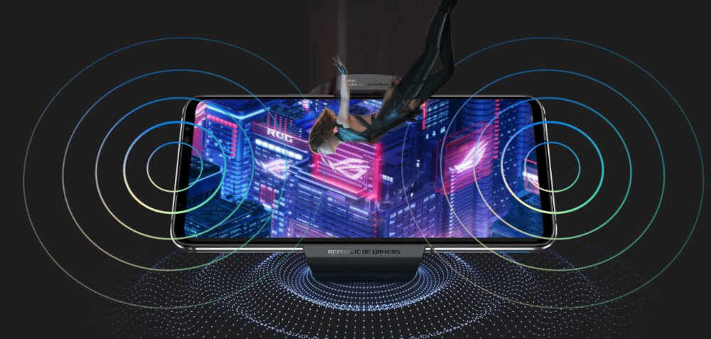 Smartfon asus rog phone 7 przyciski gaming chłodzenie komory efekty szczegóły dźwięk przyciski sieć stabilność bateria aparat styl odporność