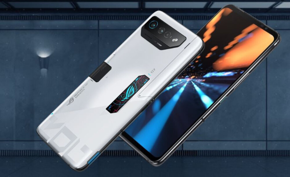 Smartfon asus rog phone 7 przyciski gaming chłodzenie komory efekty szczegóły dźwięk przyciski sieć stabilność bateria aparat styl odporność