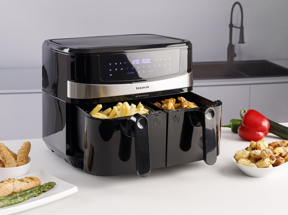 Frytkownica beztłuszczowa TAURUS AF2600D Czarny kv początek opisu