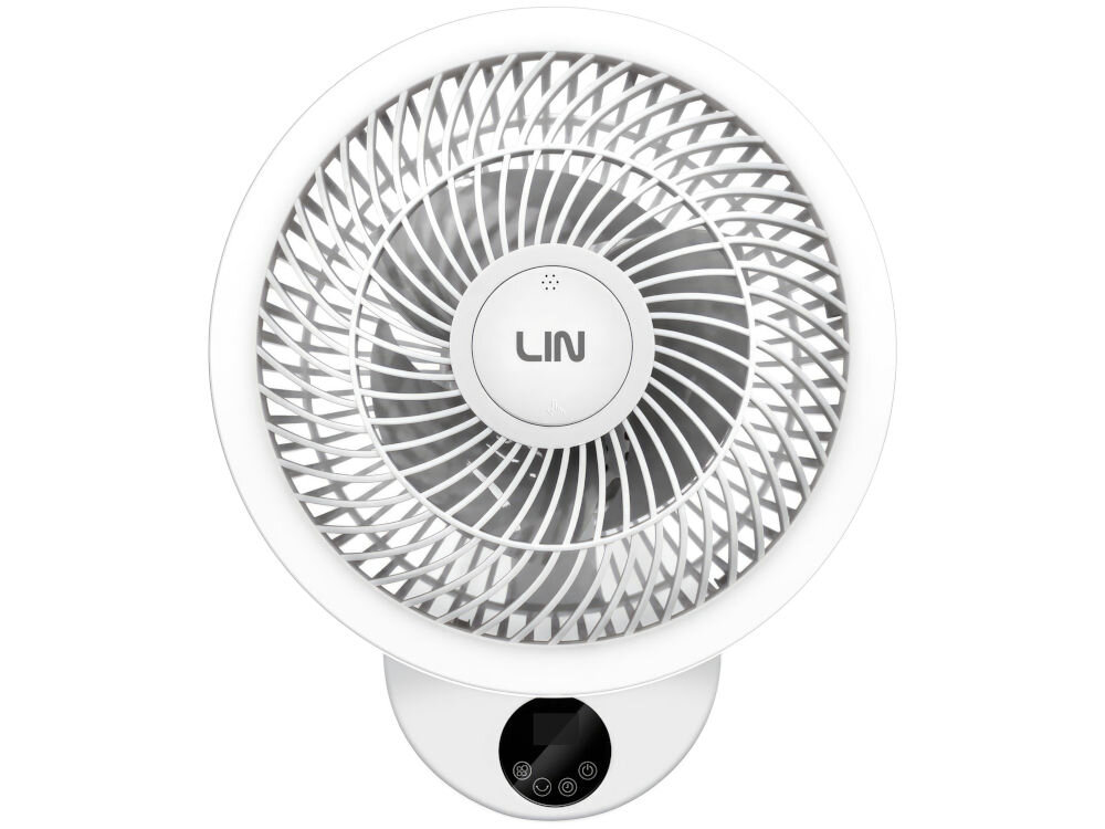 Wentylator LIN FX-05R Biały wiatrak biurkowy trzy tryby chłodzenia naturalny wiatr delikatny wietrzyk zwykły wiatr świeże powietrze w kazdej sytuacji
