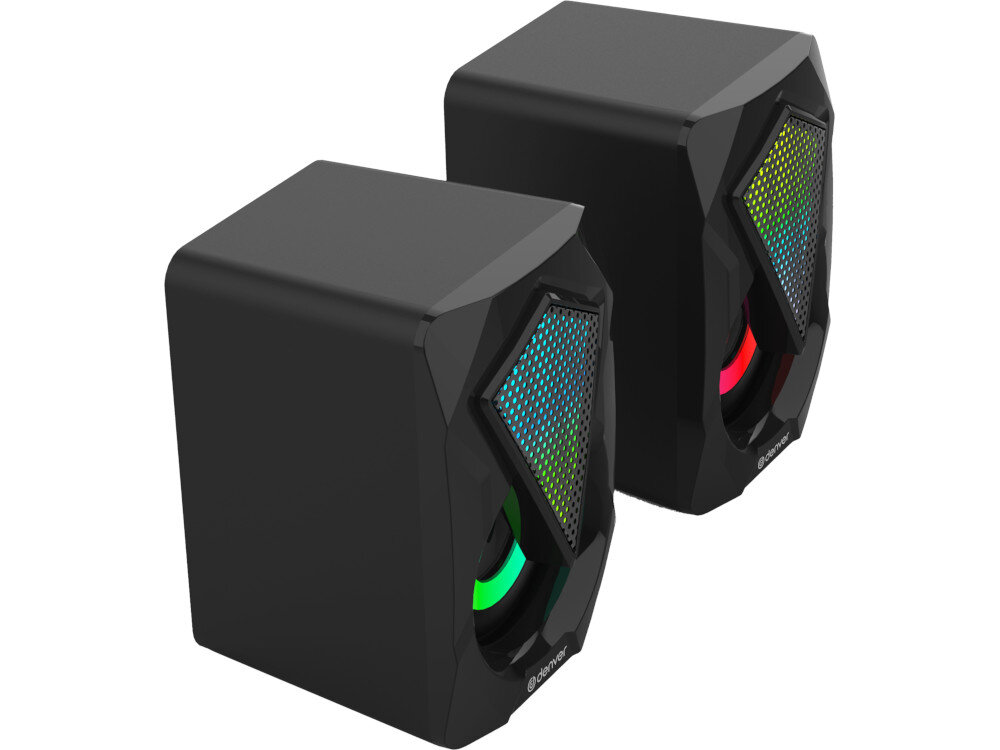 Głośniki DENVER GAS-500 podłączenie obsługa zasilanie kabel interfejs