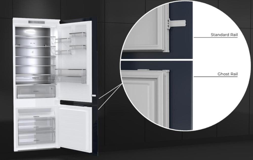 WHIRLPOOL WH SP70 T232 P ukryte ślizgi drzwi lodówka montaż