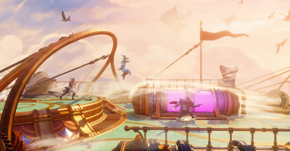 Trine 5: A Clockwork Conspiracy Gra złodziejka magiczne moce poszukiwacze przygód mechaniczna armia krajobrazy nowe postacie tryb jednoosobowy wieloosobowy rozwój zdolności