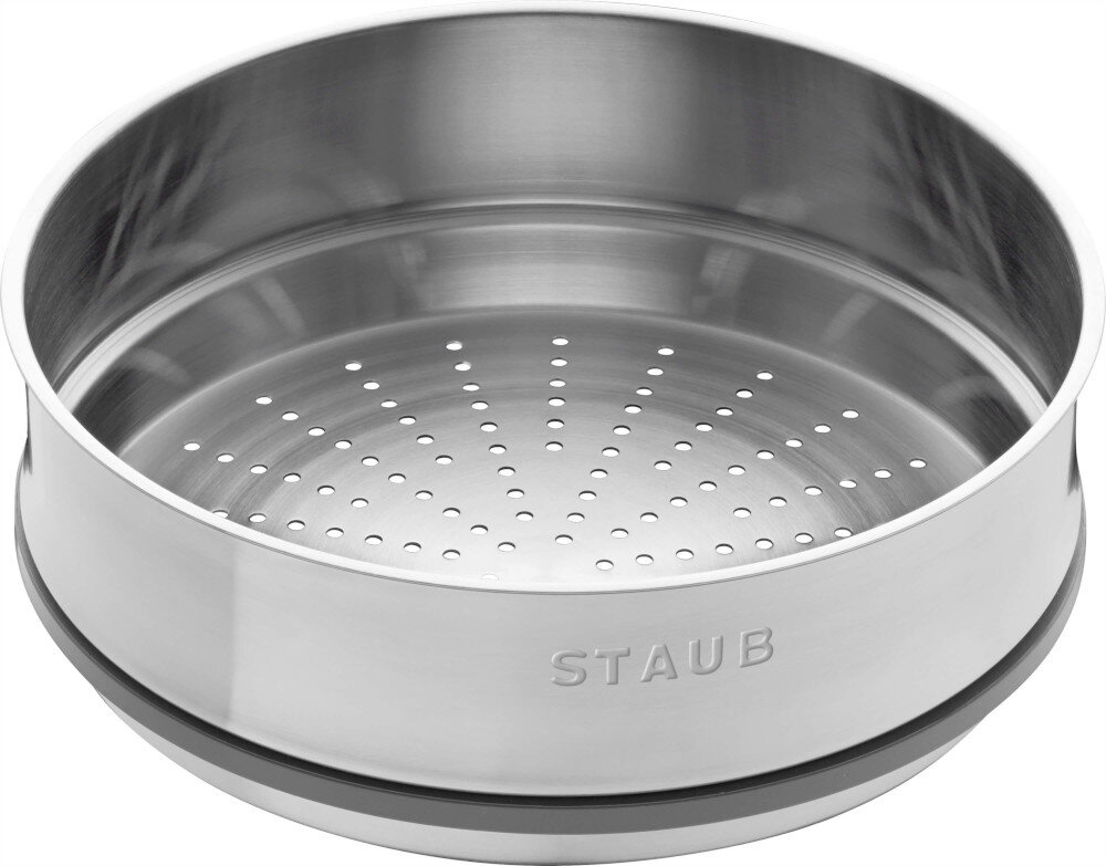 Garnek STAUB La Cocotte 40510-604-0 Niebieski 26 cm stalowy wklad gotowanie na parze