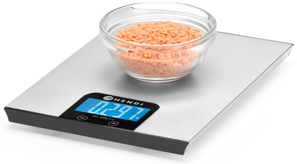 Waga HENDI 580226 do 5kg precyzja wazenie dokladnosc latwo szybko lekka kompaktowa zasilanie bateriami wyrazny wyswietlacz