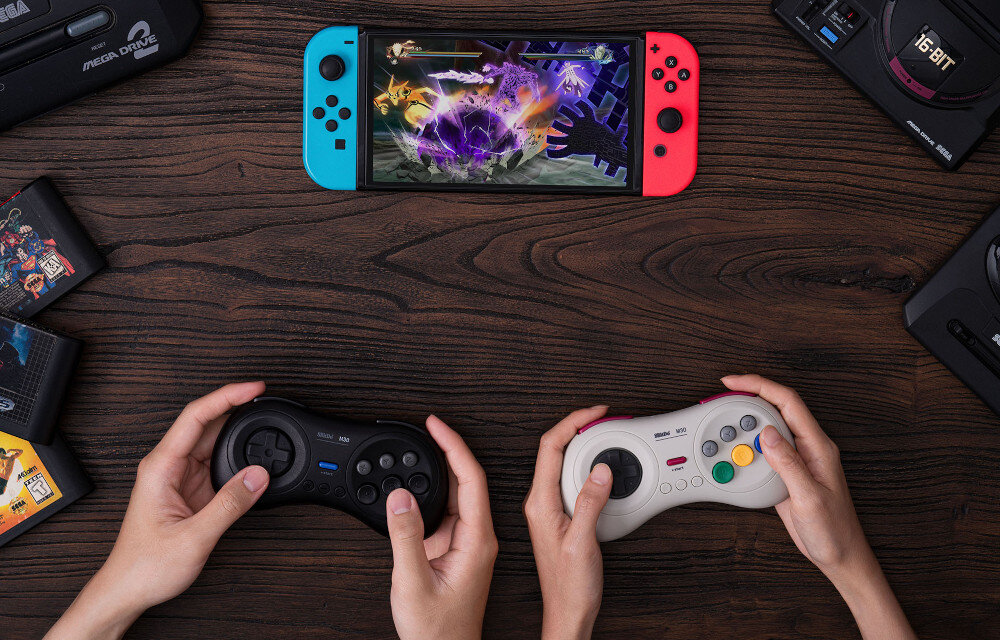 Kontroler 8BITDO M30 Czarny działanie przeznaczenie zastosowanie opis