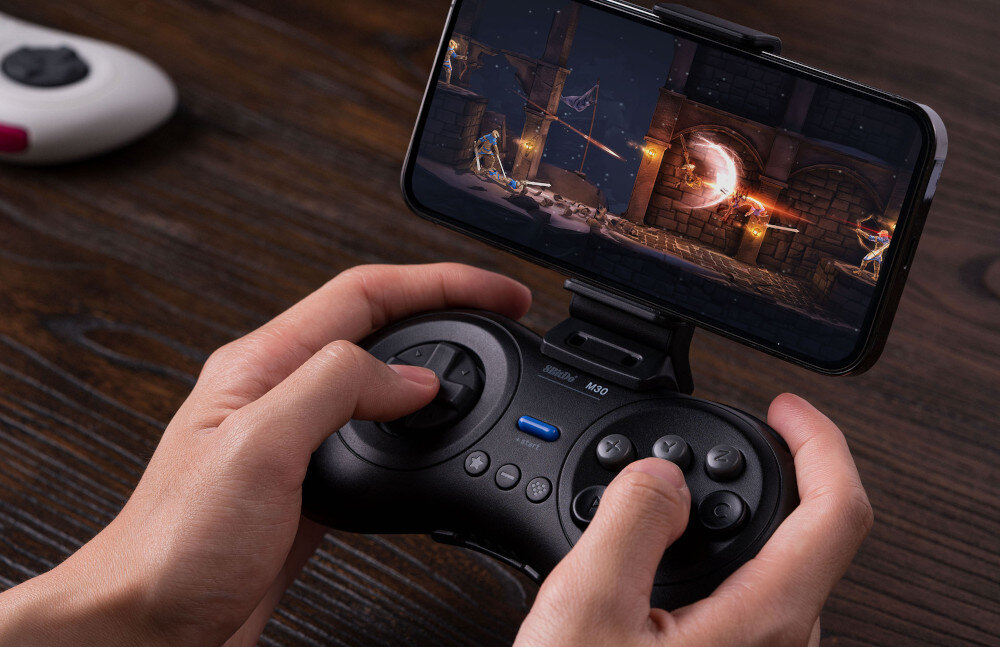 Kontroler 8BITDO M30 Czarny kompatybilność podłączenie łączność Bluetooth złącze