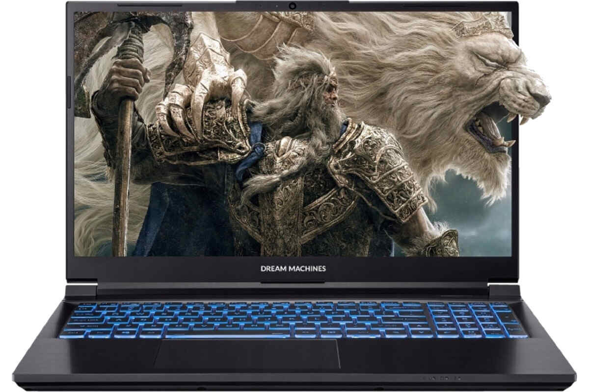 Laptop DREAMMACHINES RG - bezbramkowe wyświetlacze